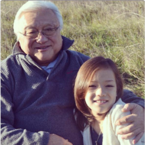 Mike Honda and grandchild Malisa