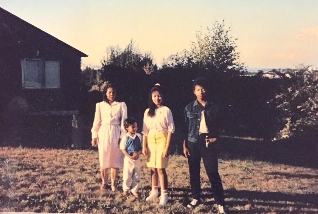 Sameth Mell's family at High Point Housing in Seattle 