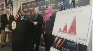 CAIR documents hate crime in 2016