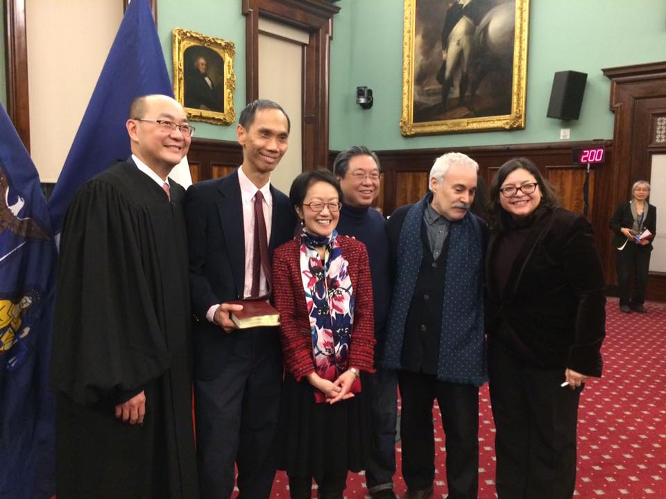 Margaret Chin is Sworn in at City Hall