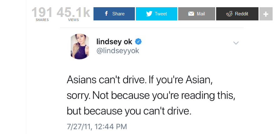 OK, Lindsey