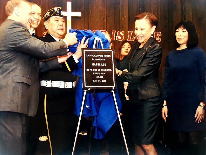 Lee, mabel Post office dedication3