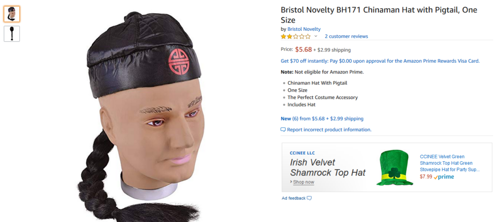 chinese stereotypes hat