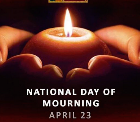 Sri Lankan Easter Terrorist Attack day of mourning