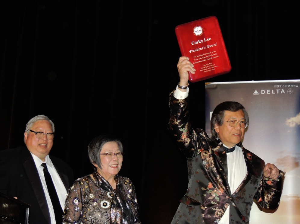 Corky Lee is Honored by the Chinese Railroad Workers Descendants Association