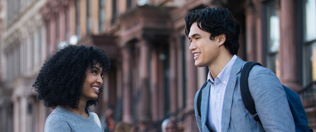 Yara Shahidi and Charles Melton star in The Sun is Also the Star