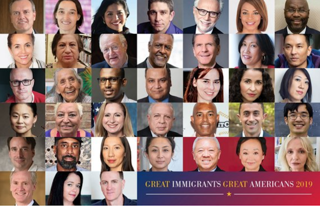 Great Immigrants for 2019