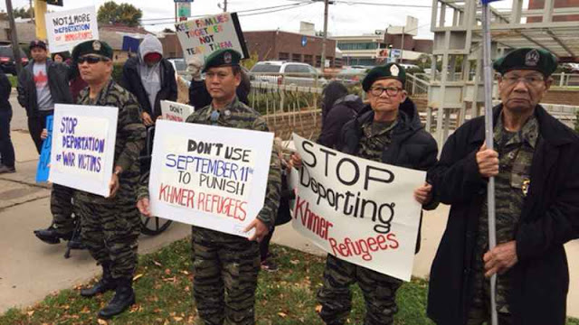 Khmer veterans protest deportation