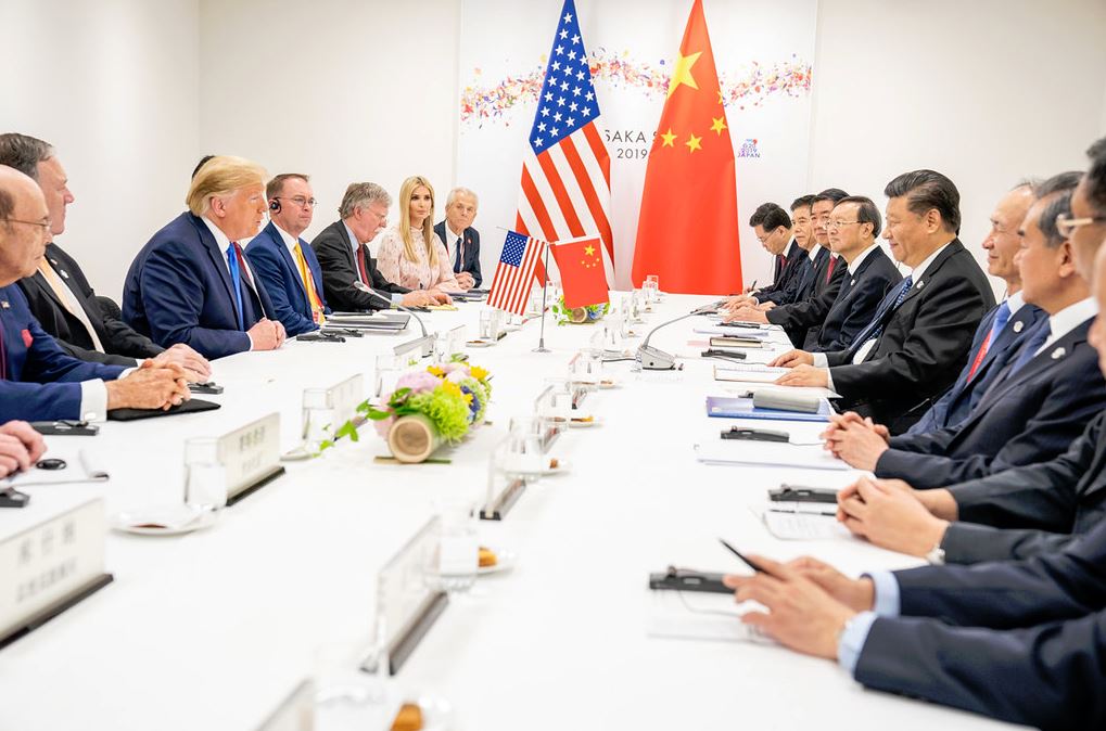 Trump, Donald Pres meets with China President Xi and the Chinese delegation at the G20 Summit 2019