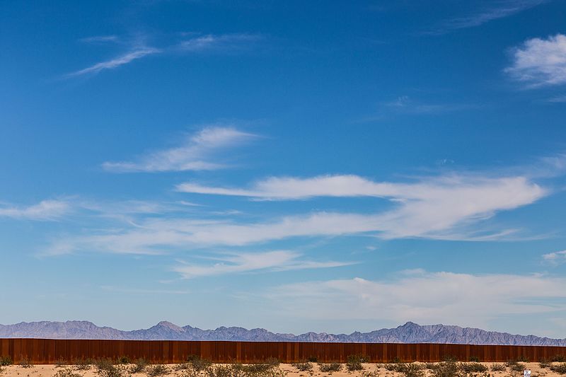 US-Mexico border at Arizona