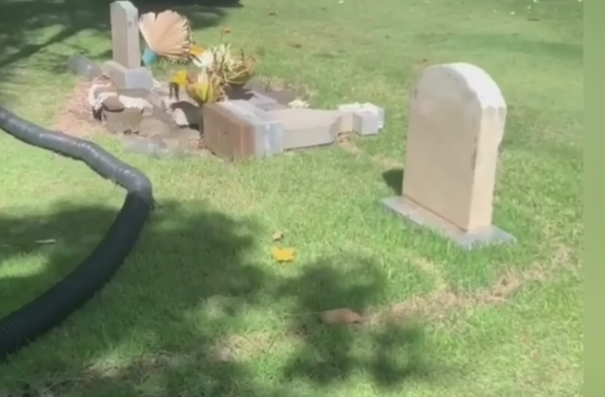 cemetery vandalism in Oahu