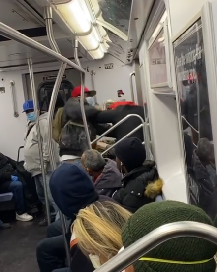 Disturbing Video Of Alleged Assault On New York Subway Train Surfaces Asamnews