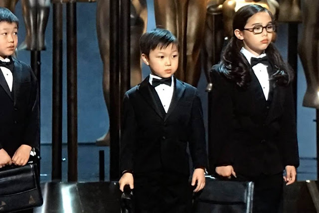 Chris Rock's Asian kids at the Oscars