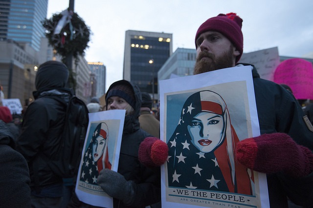 Muslim Ban protest in Minneapolis