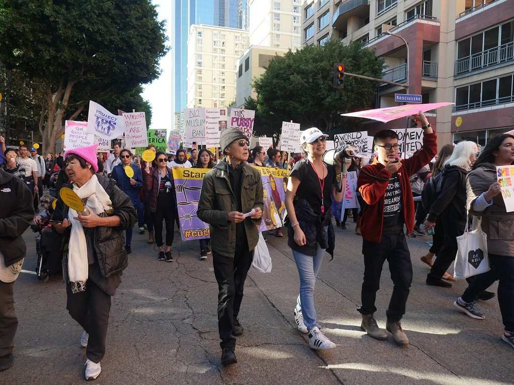 Asian women's March LA