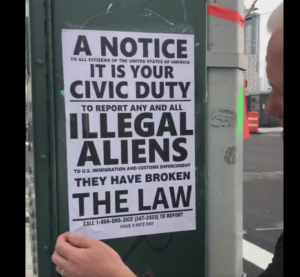 Anti-immigrant flyers