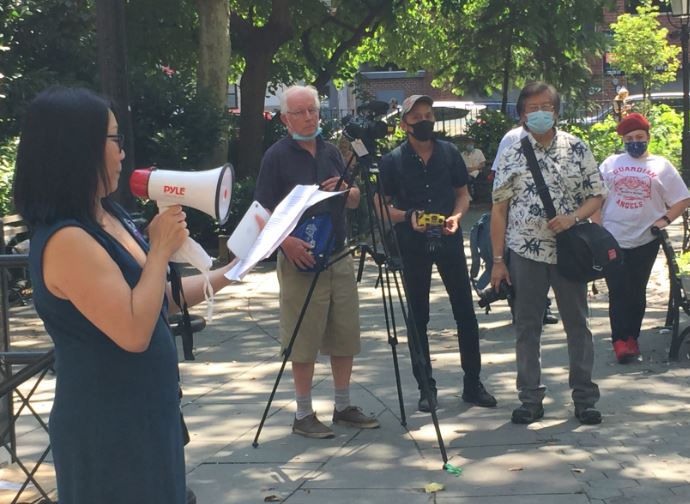 Stop the hate rally in New York city