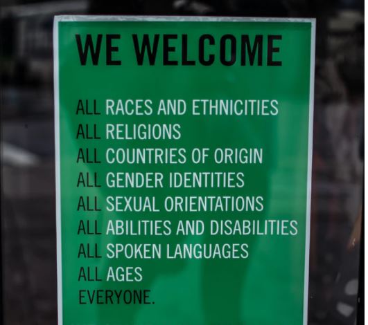 sign supporting diversity