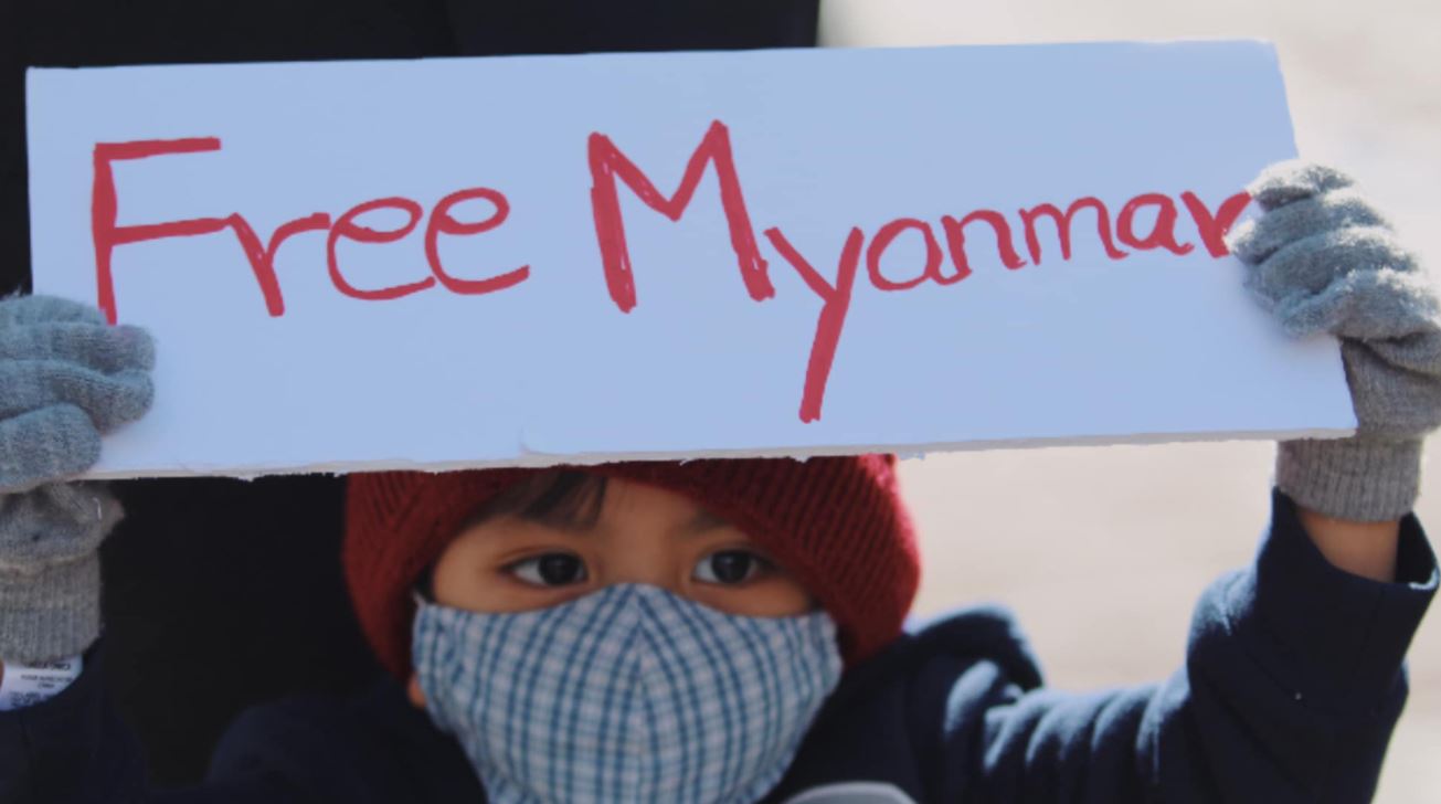 Burmese community protests Myanmar military coup – AsAmNews