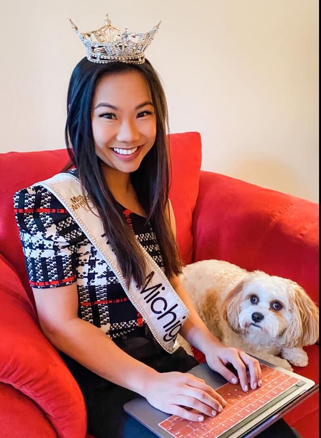 Aspiring Doctor Vivian Zhong Crowned Miss Michigan 2021 Asamnews 4624