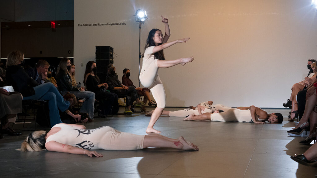 dance performance at NYFW event