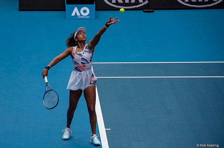 Japanese tennis player Naomi Osaka practices ahead of Toray Pan