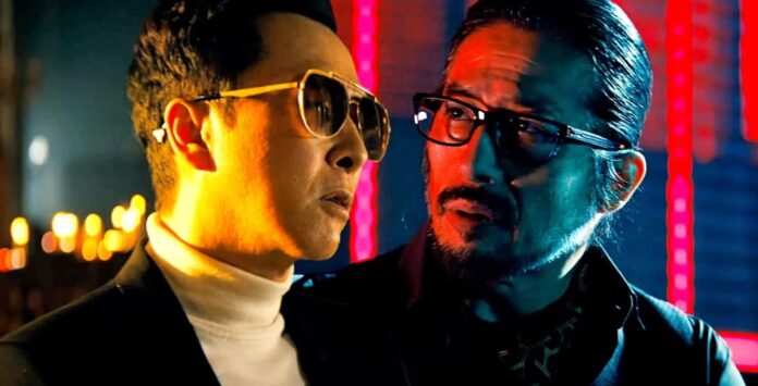 Keeanu Reeves with Donnie Yen in John Wick: Chapter 4