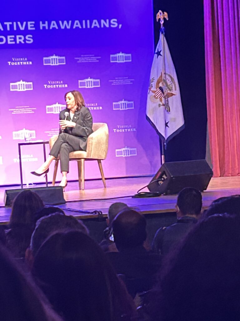 Kamala Harris at George Washington University Lisner Auditorium