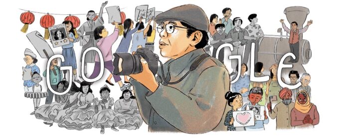 Google Doodle of photographer Corky Lee