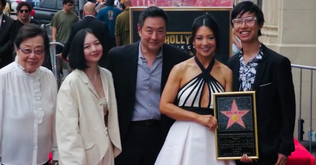 Actress Ming-Na Wen's Star Unveiled on Walk of Fame - Rafu Shimpo