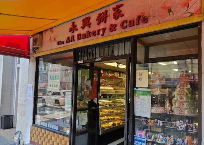Exterior of A&A Bakery, the scene of a stabbing in San Francisco Chinatown