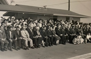Dedication Day photo of the Anaheim Free Methodist Church taken in 1964