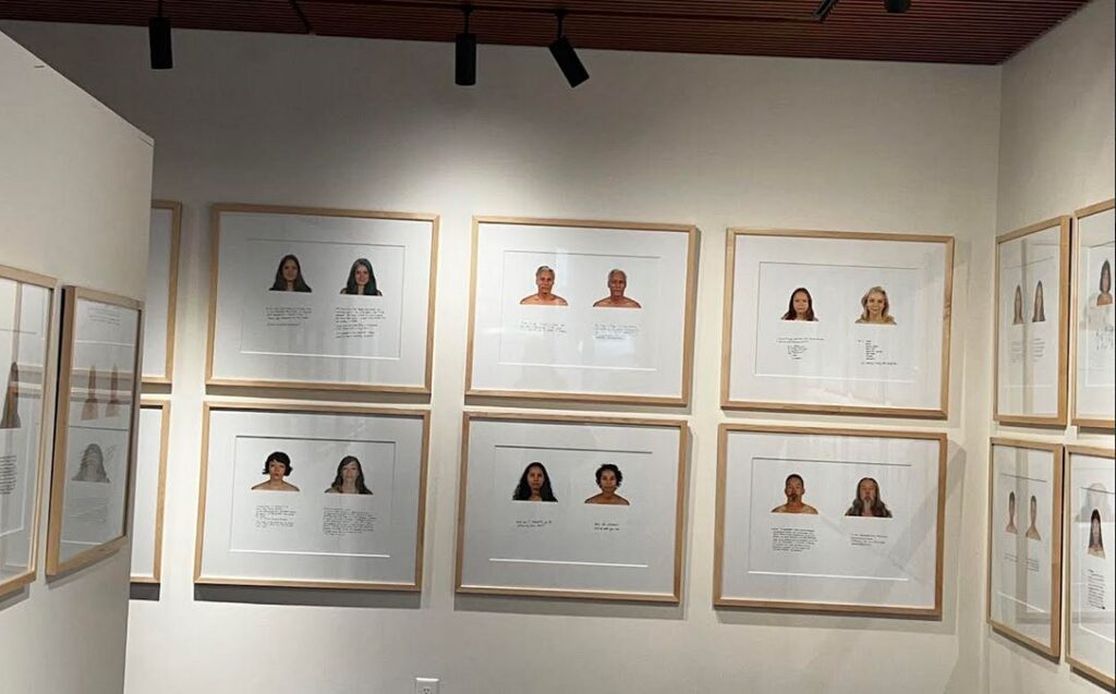 photo from the Hapa.me exhibit shows those featured in the original and how they look 15 years later. 