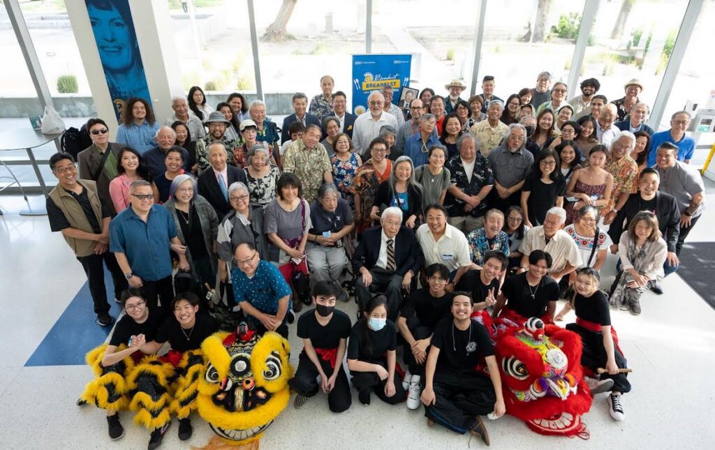 Group photo of those who attended the 50th anniversary of the Asian American Studies Department at San Jose State University