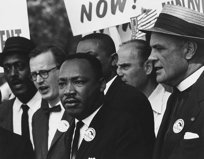 Martin Luther King at the March on Washington 1963