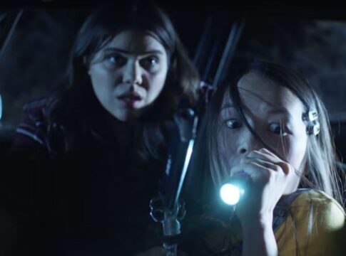 Vy Vy Nguyen (Right) looks horrified in Shaky Shivers