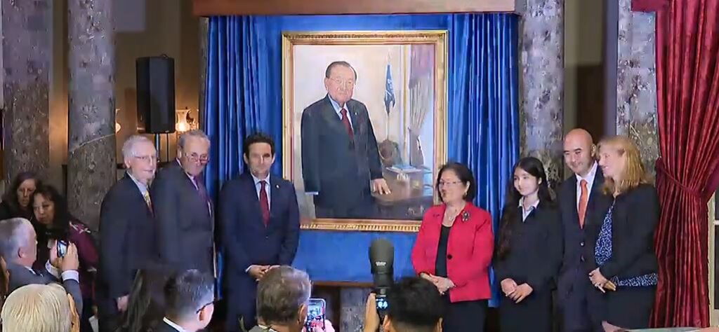 Portrait of Daniel Inouye is unveiled at the Capitol