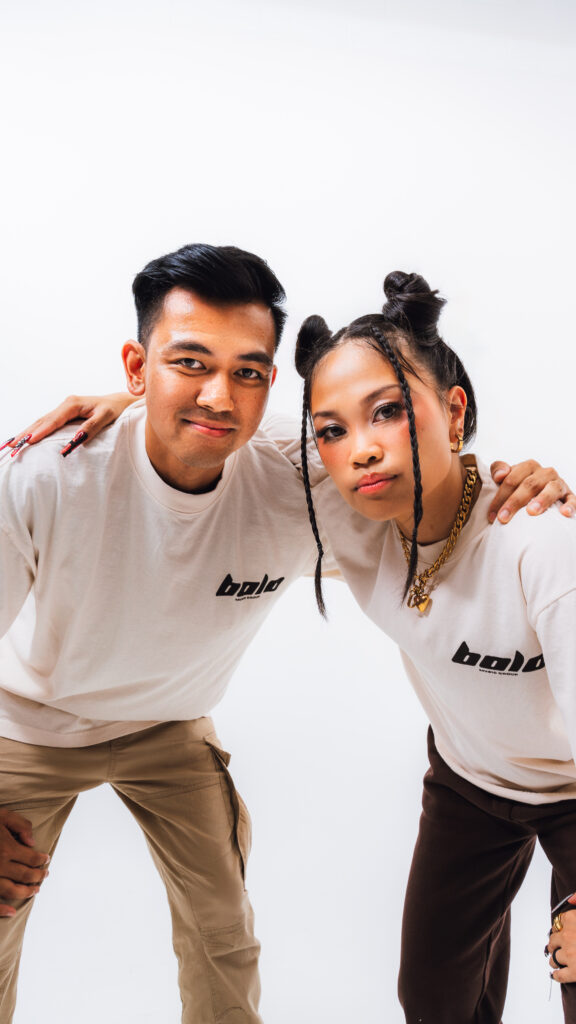 Bolo Music Group co-founders Angelo LASI Macaraeg (left) and Ruby Ibarra (right). 