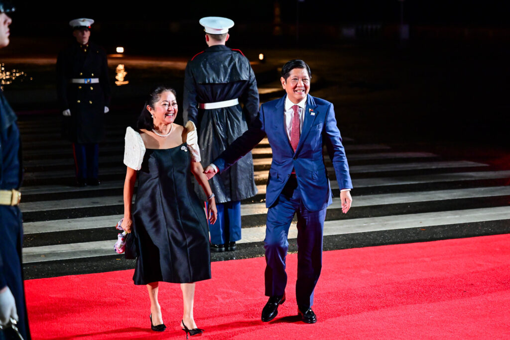 Philippine president Ferdinand Marcos Jr. and Philippine first lady Liza Marcos at the APEC Leaders' Dinner held at the Legion of Honor in San Francisco on Thursday, Nov. 16. Photo by Ben Solomon/U.S. Department of State APEC 2023, anti-APEC, anti-Marcos, IPEF Jia H. Jung