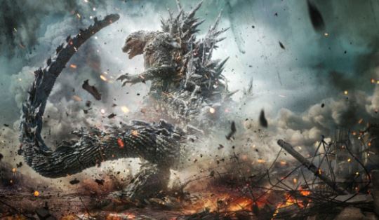 Godzilla roars in Godzilla Minus One