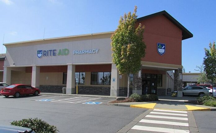 Exterior of Rite Aid store