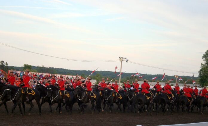Royal Canadian Mounted Police, Musical Ride, Stirling, Ontario, June 8, 2012