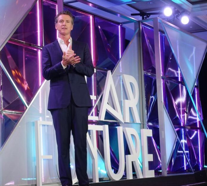 Gavin Newsom at the Future Summit in LaJolla, CA 2019