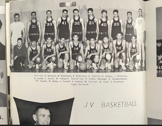  Photo of the basketball team at Del Oro High School in the 1960's