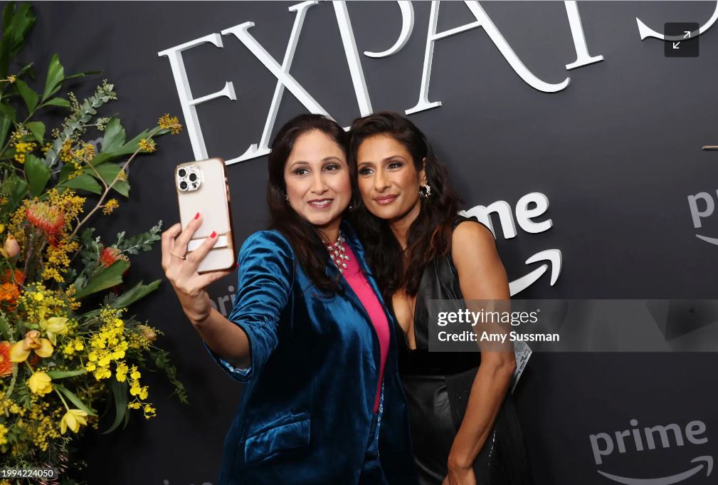 Rasha Goel and Saraya Blue at screening of Expats.