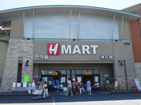 Exterior of a H Mart store