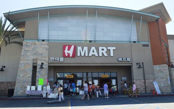 Exterior of a H Mart store