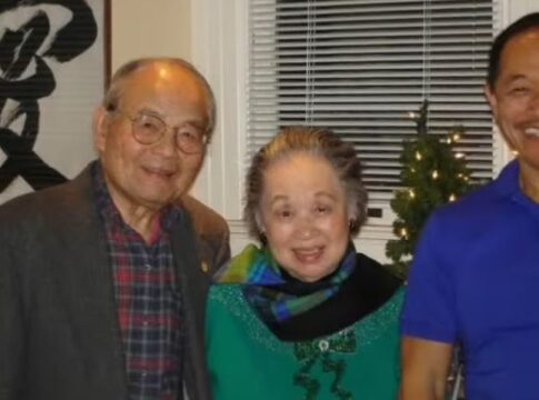 Stan Wong with his parents
