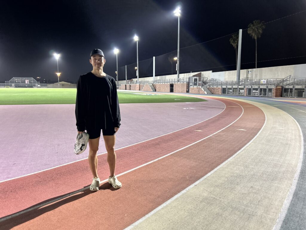 For Ryan Sung, captain of the Koreatown Run Club's Wednesday track nights, running is about more than community, challenge, achievement, and passion - it's a guardian of his mental health. Photo by Jia H. Jung