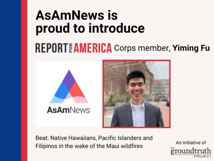 Yimeng Fu, Report for America Corps member